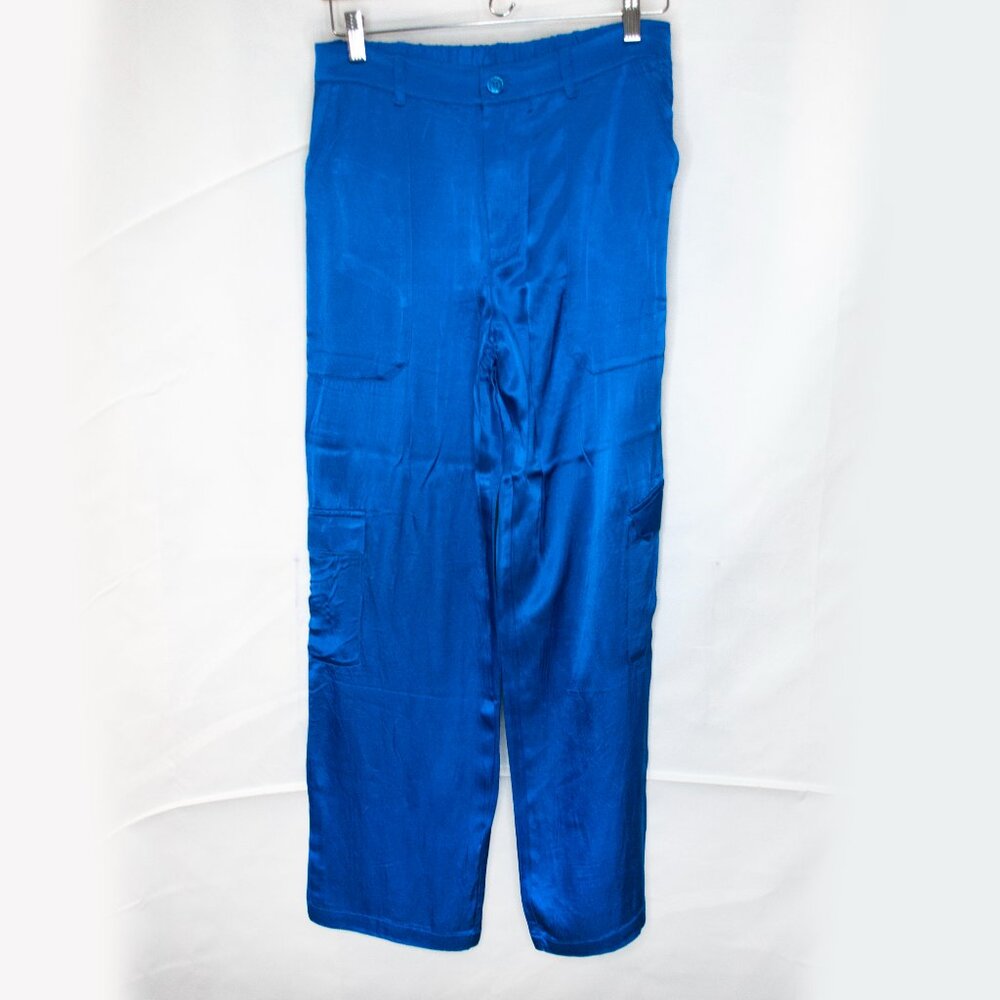 Young Fabulous & Broke Electric Blue Straight Leg Pants